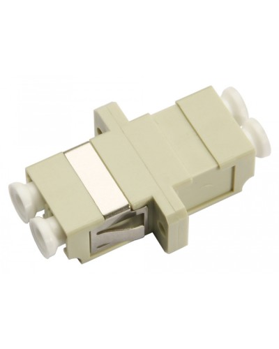 Соединитель проходной LC-LC duplex, MM(для многомодового кабеля) Cabeus DLC-DLC-MM в Ставрополе Проходные адаптеры и розетки оптические Pintop.ru