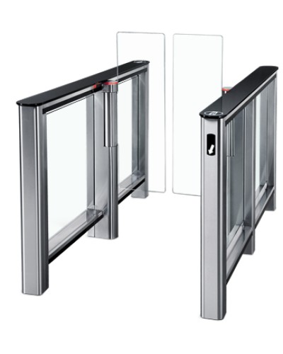 Турникет PERCo-ST-01 с крышками из закал. стекла со створками Створки шириной 300 мм увеличенной выстоты (1300 мм) в Ставрополе Турникеты Pintop.ru