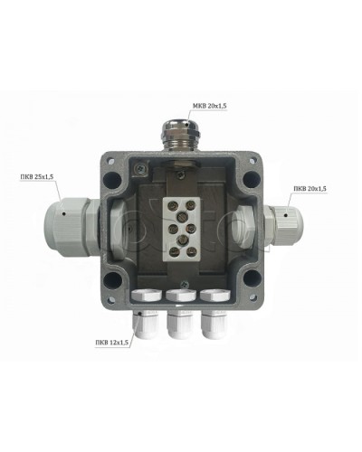 Металлическая коробка соединительная Магнито-контакт МКС 2ВК «МОРОЗ» с датчиком вскрытия корпуса (тампером), IP66/IP68 в Ставрополе Распределительные коробки Pintop.ru
