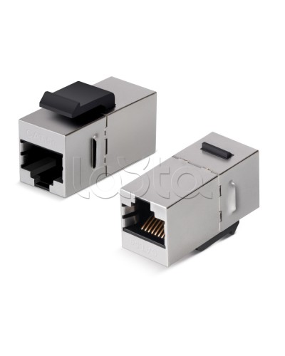 Адаптер проходной Cabeus CA-KJ-8p8c-C5e-SH в Ставрополе Проходные адаптеры RJ-45 и разветвители Pintop.ru