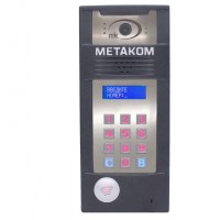 Многоабонентый антивандальный блок вызова со встроенной видеокамерой Метаком MК2018-MFCGV