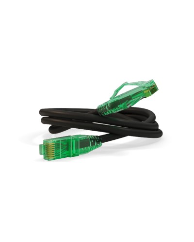 Патч-корд Hyperline PC-LPM-UTP-RJ45-RJ45-C6a-1M-LSZH-BK в Ставрополе Патчкорды (медные) Pintop.ru