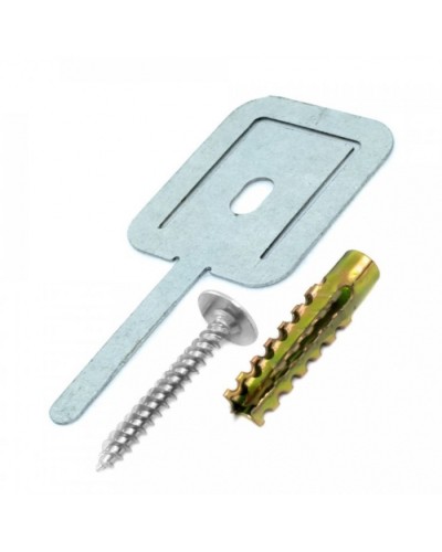 Комплекты для крепления ОКЛ с использованием самореза, дюбеля и хомута FR ПР-40 (100 шт) Промрукав PR08.5201 в Ставрополе Огнестойкие кабельные линии Pintop.ru