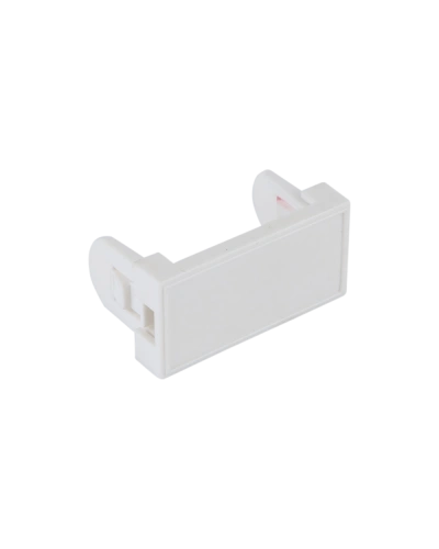 Заглушка 22,5х45 мм на 1 модуль, белый Datarex (DR-513410) в Ставрополе Розетки компьютерные и телефонные Pintop.ru