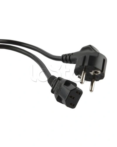 Кабель питания 10 м Hyperline PWC-IEC13-SHM-10-BK в Ставрополе Патч-корды и пигтейлы Pintop.ru