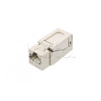 Модуль Keystone Jack RJ-45 категория 5e самозажимной полный экран NIKOMAX (NMC-KJSD2-NT-MT)